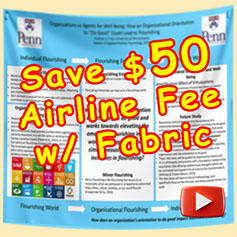 Save $50 Airline Fee with Fabric Research Poster Save $50 Airline Baggage Fee with Fabric Research Poster
